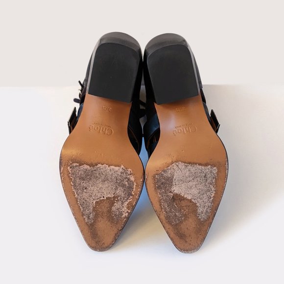 Chloe Rylee Black Suede And Leather Boots | 37.5 - Picture 8 of 16